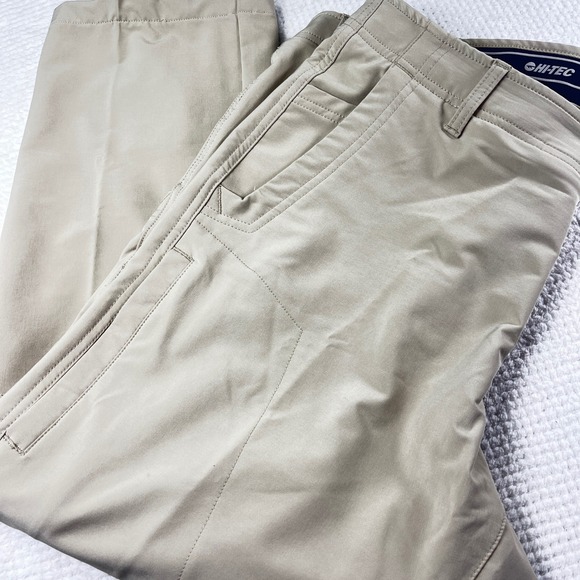 Hi-Tec Other - Hi-Tec Men's 36x26 Hemmed Beige Active Pants Hiking‎ Workwear Stretch Outdoor